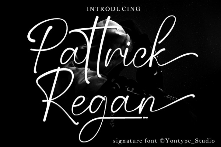 Pattrick Regan Signature Font Download
