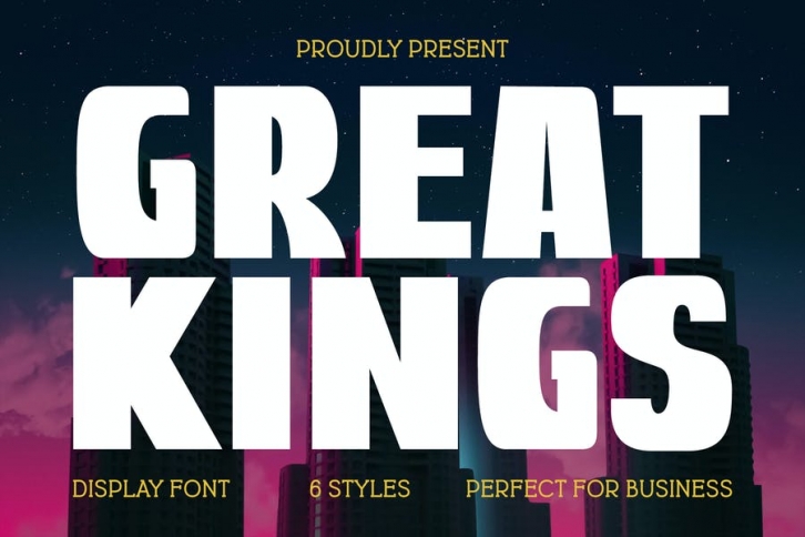 Great Kings Business Font Family Font Download