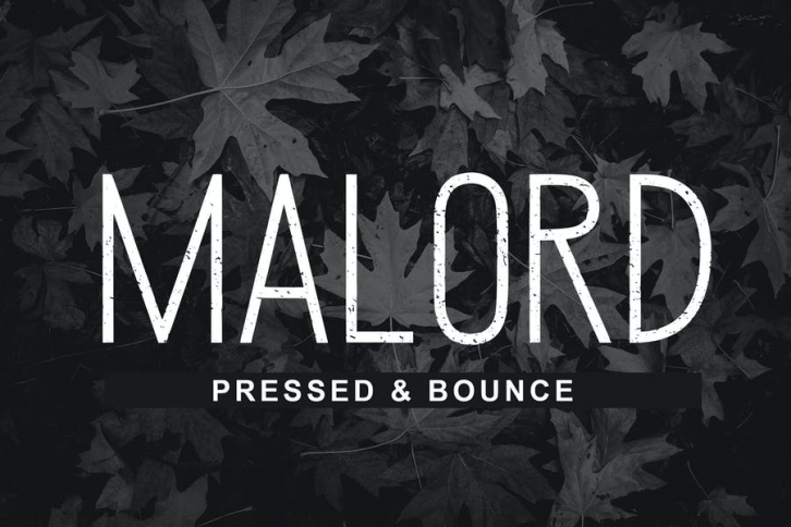 Malord Pressed Font Font Download