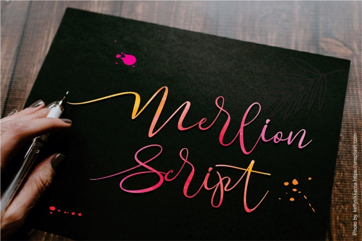 Merlion Script Font Download