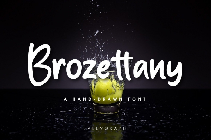 Brozettany Hand-drawn Font Download