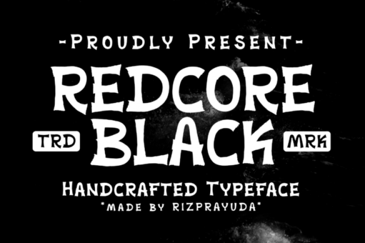 Redcore Black Font Download