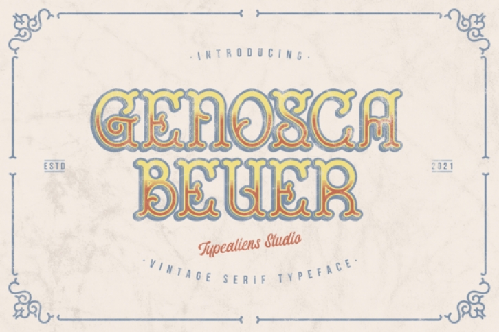 Genosca Beuer Font Download