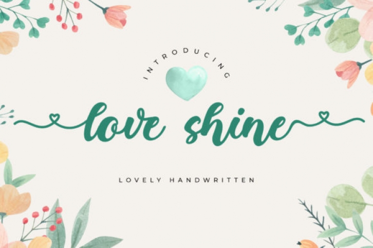 Love Shine Font Download