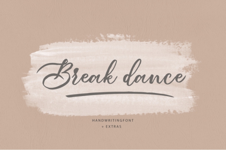 Break Dance Script Font Download