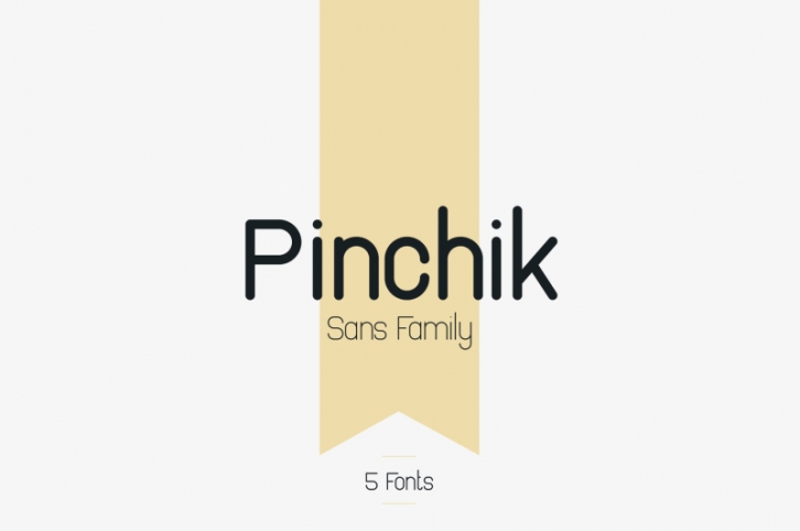 Pinchik Sans Family (5 fonts) - 50% Font Download