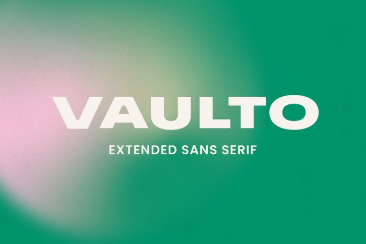 Vaulto - Extended Bold Sans Serif Font Download