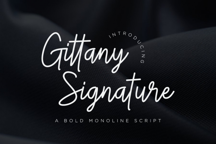 Gittany Signature Font Download