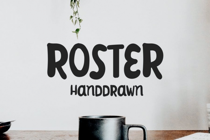 Roster - Handdrawn Font Download