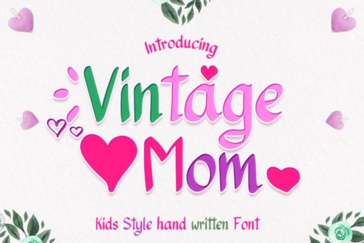 Vintage Mom Font Download