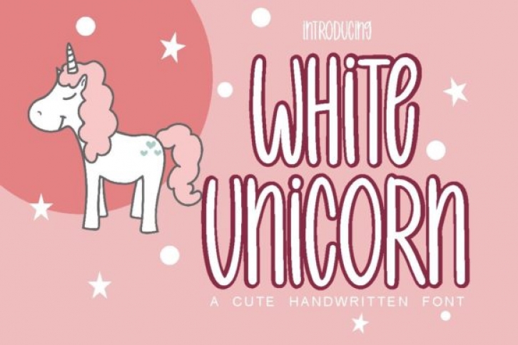 White Unicorn Font Download