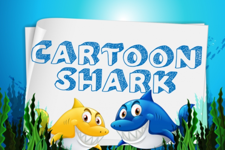 Cartoon Shark Font Download