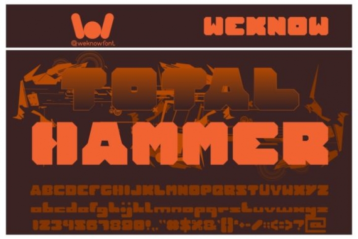 Total Hammer Font Download
