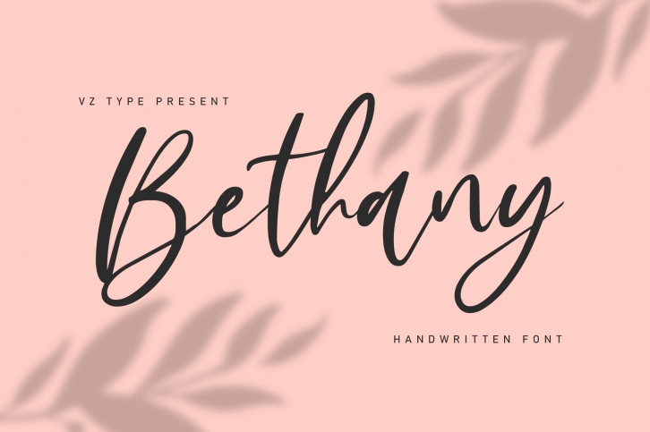 Bethany Signature Font Download