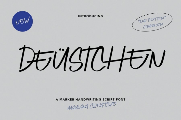 Deustchen Marker Handwriting Script Font Font Download