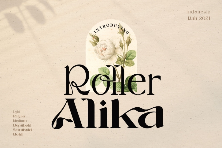 ROLLER ALIKA Bold Font Download
