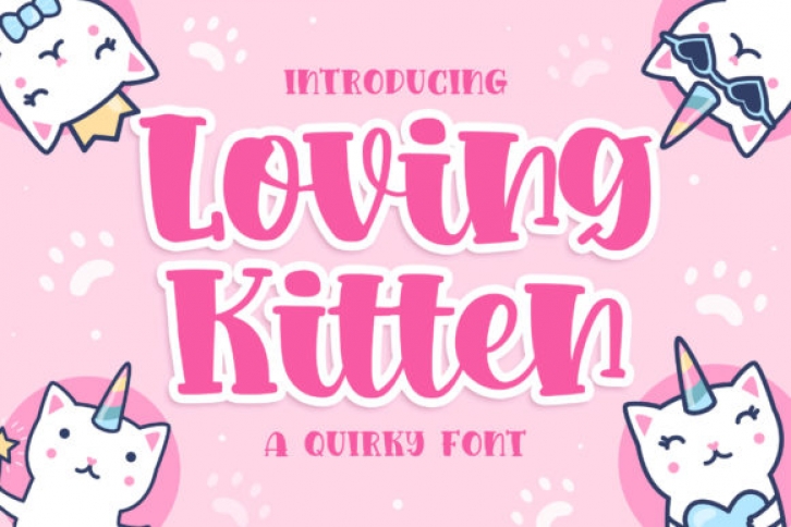 Loving Kitten Font Download
