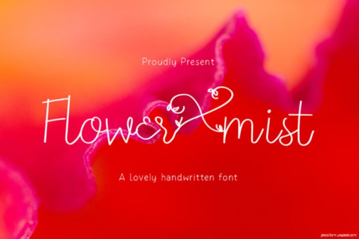 Flower Mist Font Download