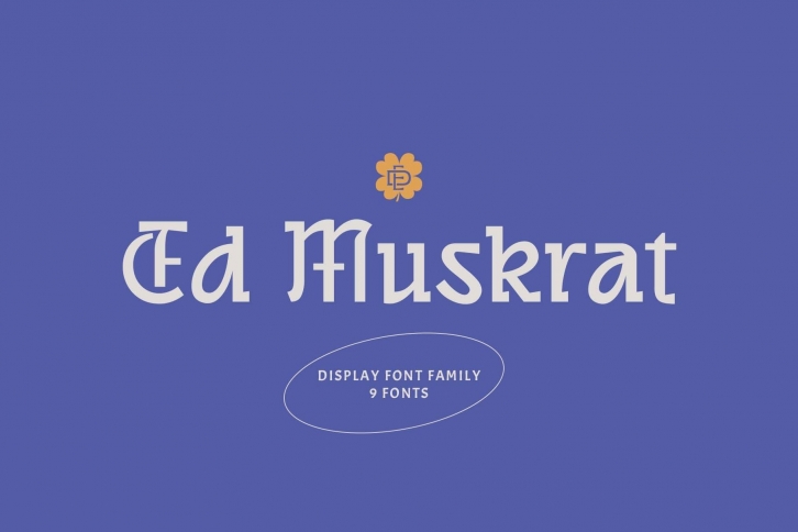 ED Muskrat Font Download