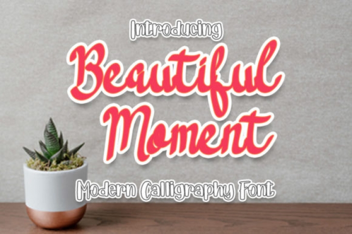 Beautiful Moment Font Download