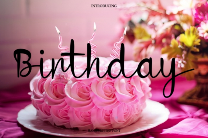 Birthday Font Download