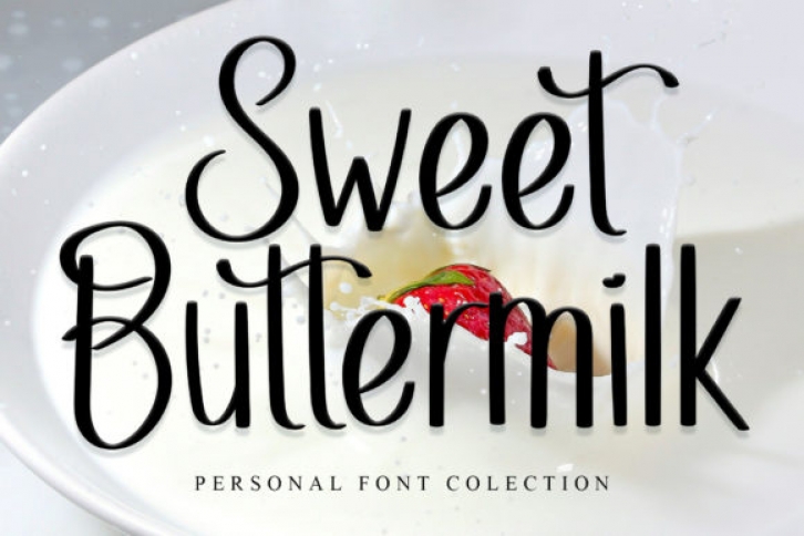 Sweet Buttermilk Font Download