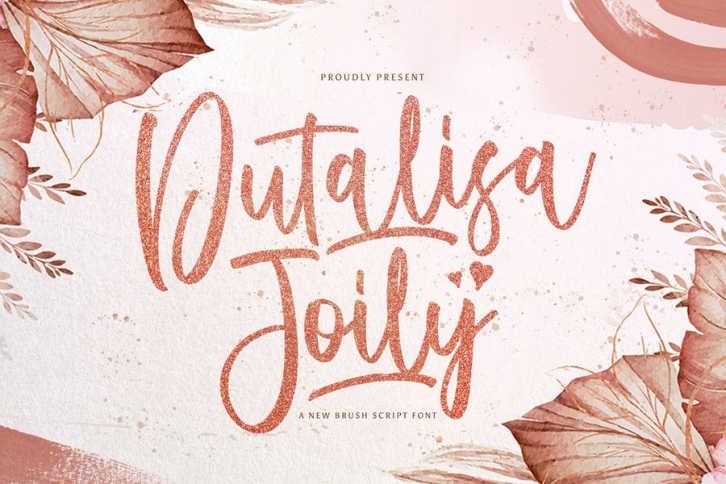 Dutalisa Joily - Handwritten Font Font Download