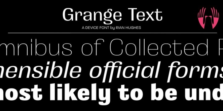 Grange Text Font Download