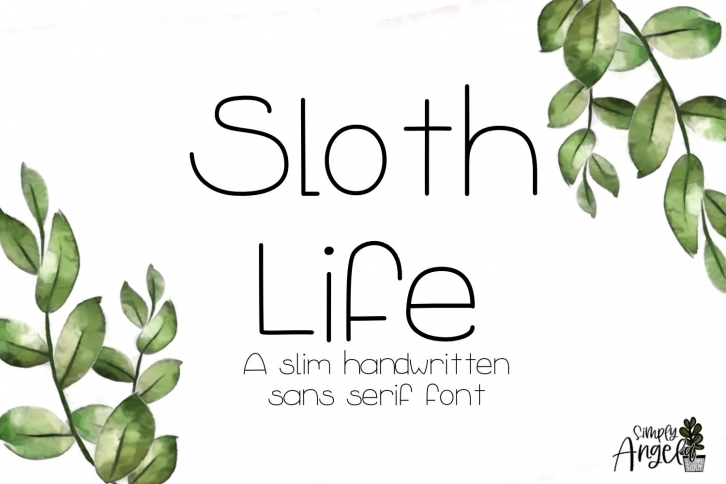 Sloth Life Font Download