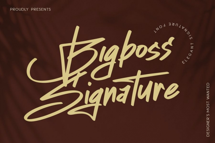 Bigboss Signature Business Script Font Font Download