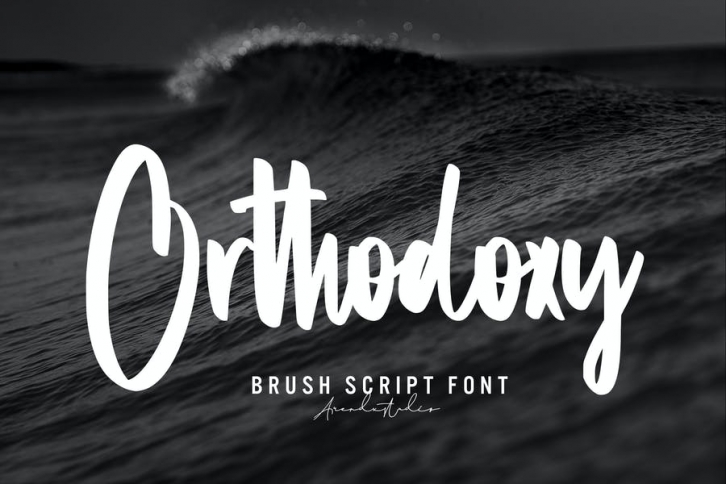 Orthodoxy - Brush Script Font Font Download