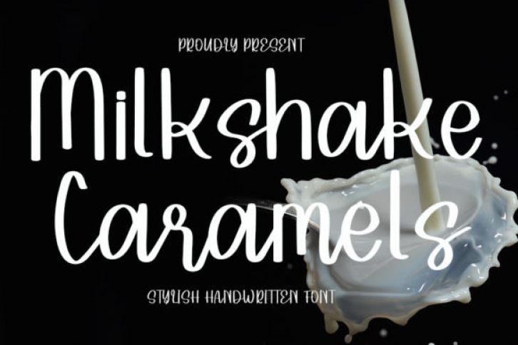 Milkshake Caramels Font Download