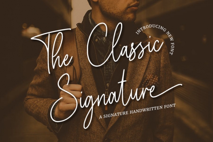 The Classic Signature Font Download