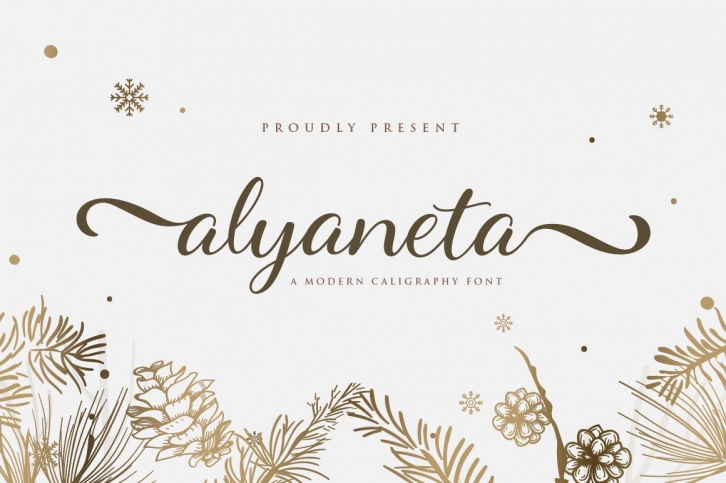 alyaneta script Font Download