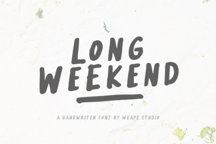 Long Weekend Font Download