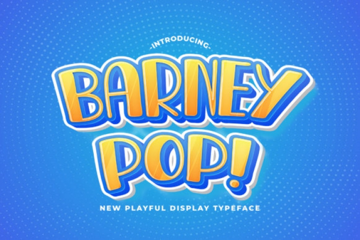 Barney Pop Font Download