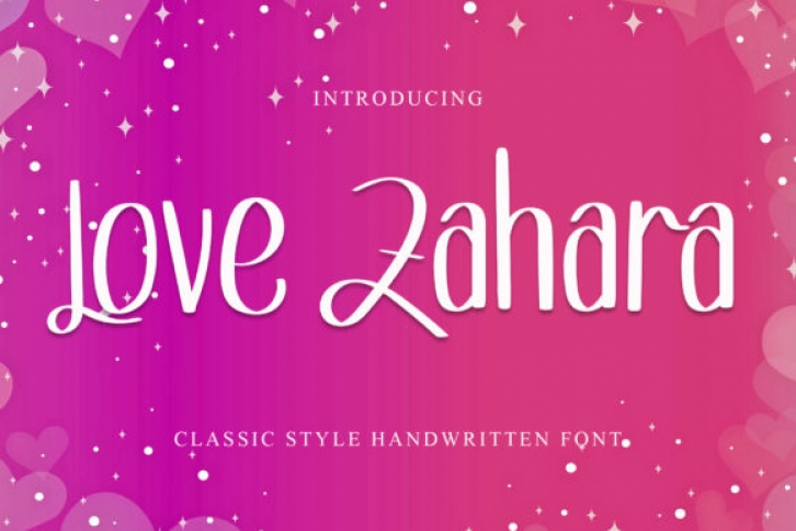 Love Zahara Font Download