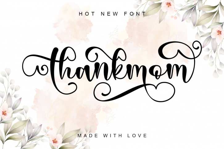 Thankmom Font Download