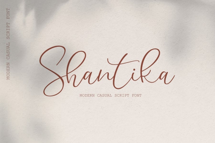 Shantika - Modern Casual Script Font Font Download
