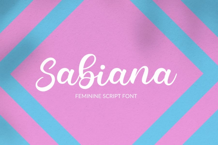Sabiana - Feminine Script Font Font Download