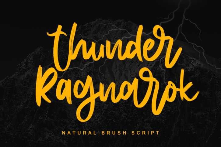 Thunder Ragnarok - Font Download
