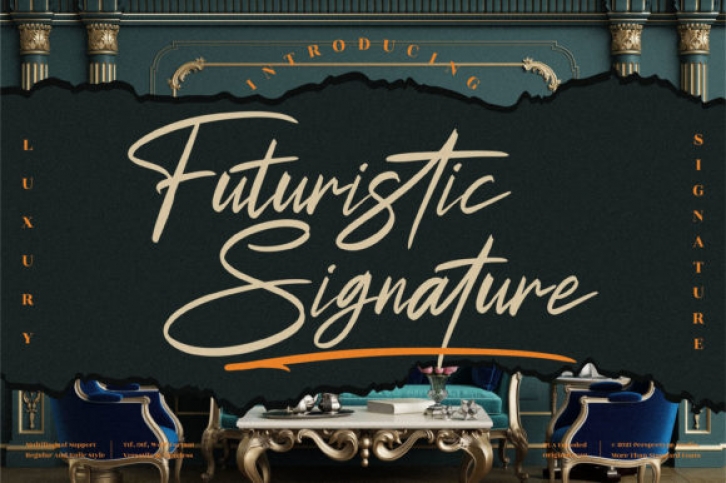 Futuristic Signature Font Download