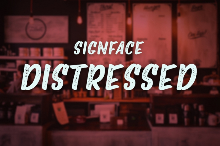 Signface Distressed Font Download
