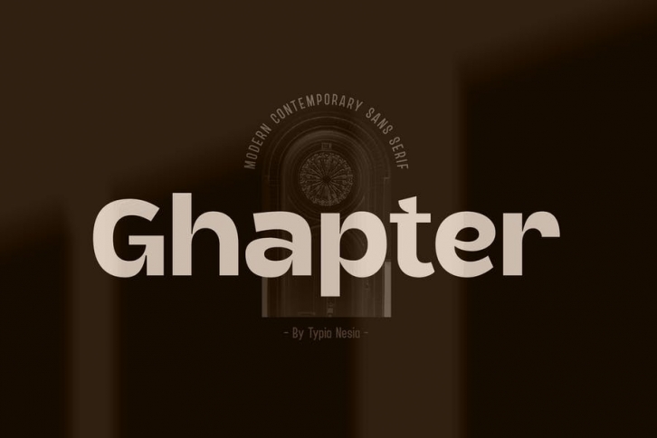 Ghapter - Modern Contemporary Sans Serif Font Download