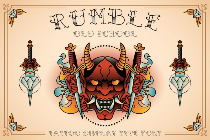 Rumble Old School Font Download