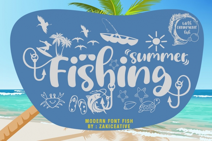 Summer Fishing Font Download