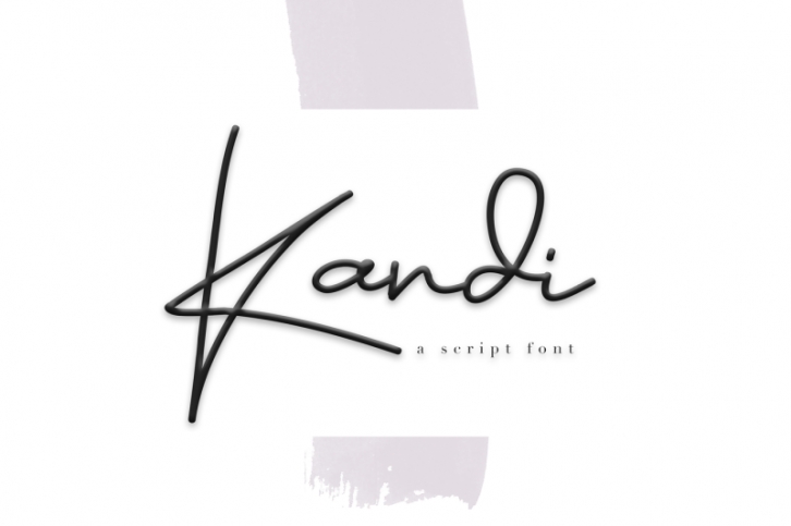 Kandi - Chic Signature Font Font Download