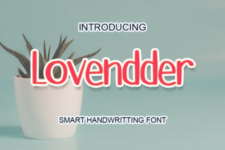 Lovendder Font Download