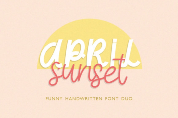 April Sunset Font Download