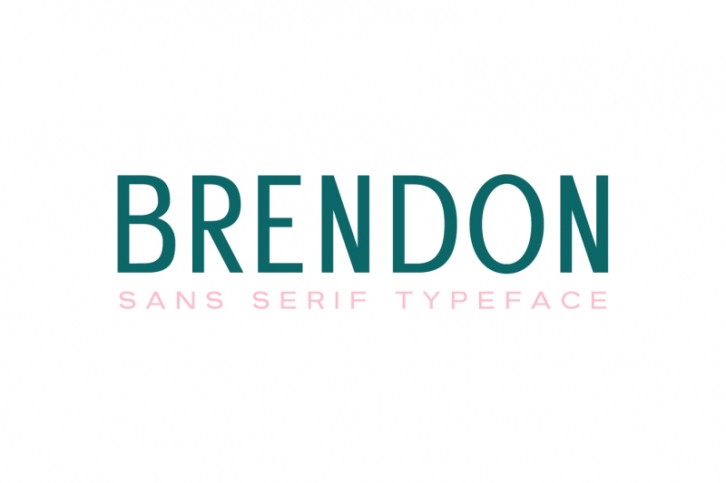 Brendon Sans Serif Typeface (On Sale) Font Download